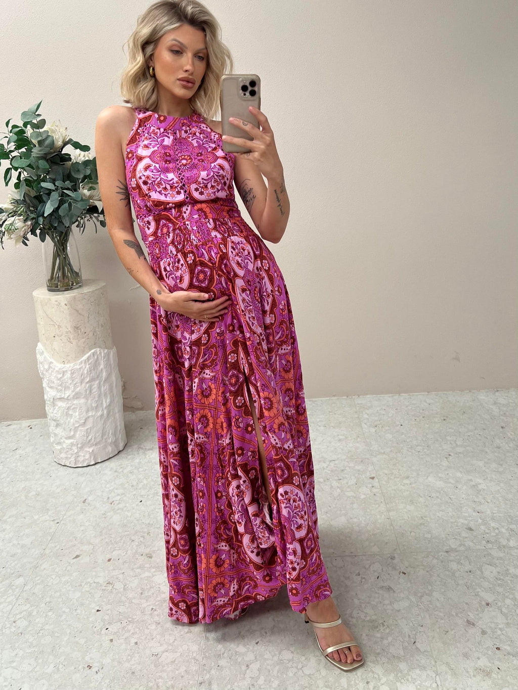 Print Maxi - Pink